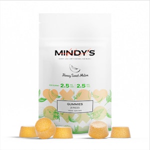 MINDY'S - Honey Sweet Melon 1:1 CBD:THC Gummy 20pk - 50mg