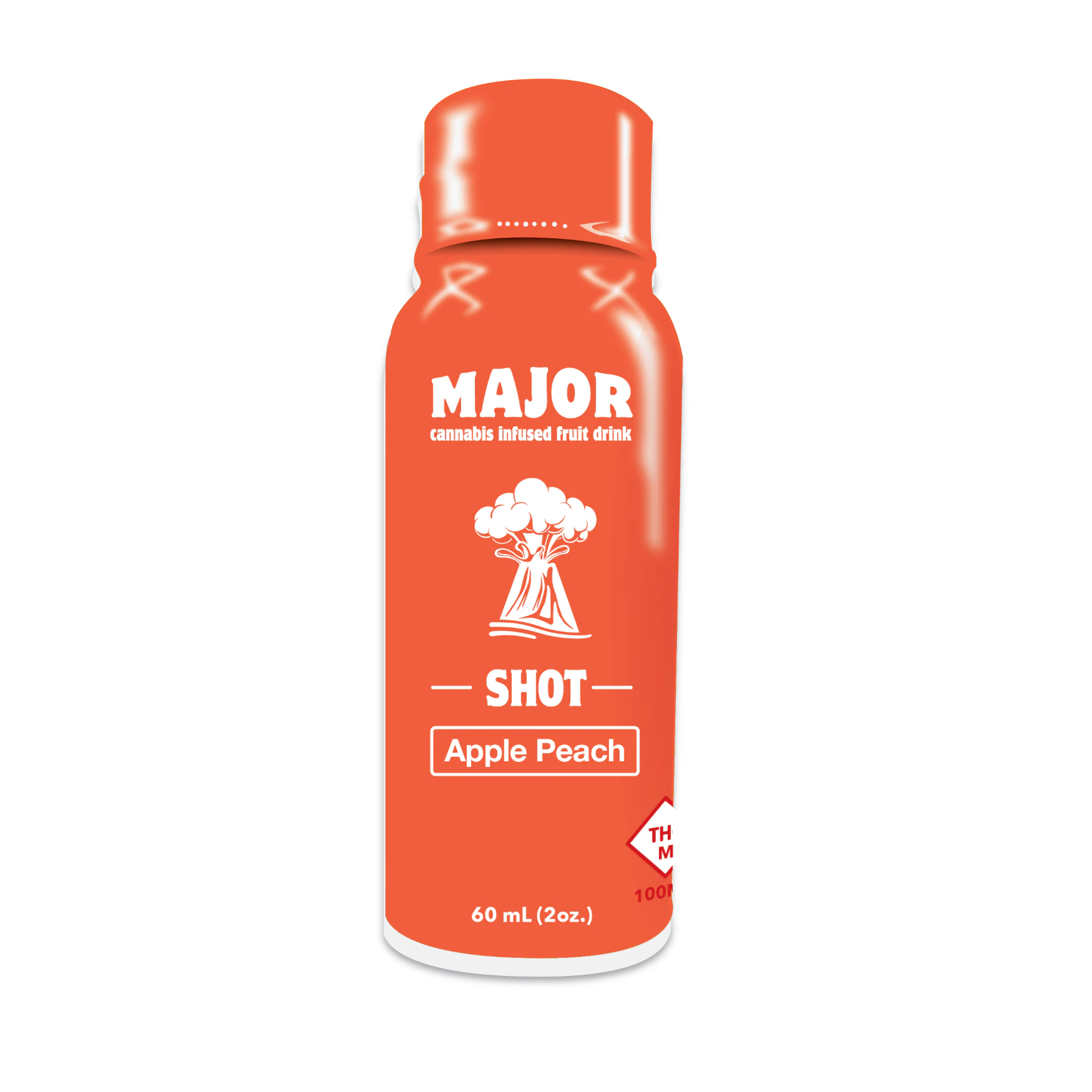 Major - MAJOR - APPLE PEACH FAST ACTING 100 MG SHOT Main Image