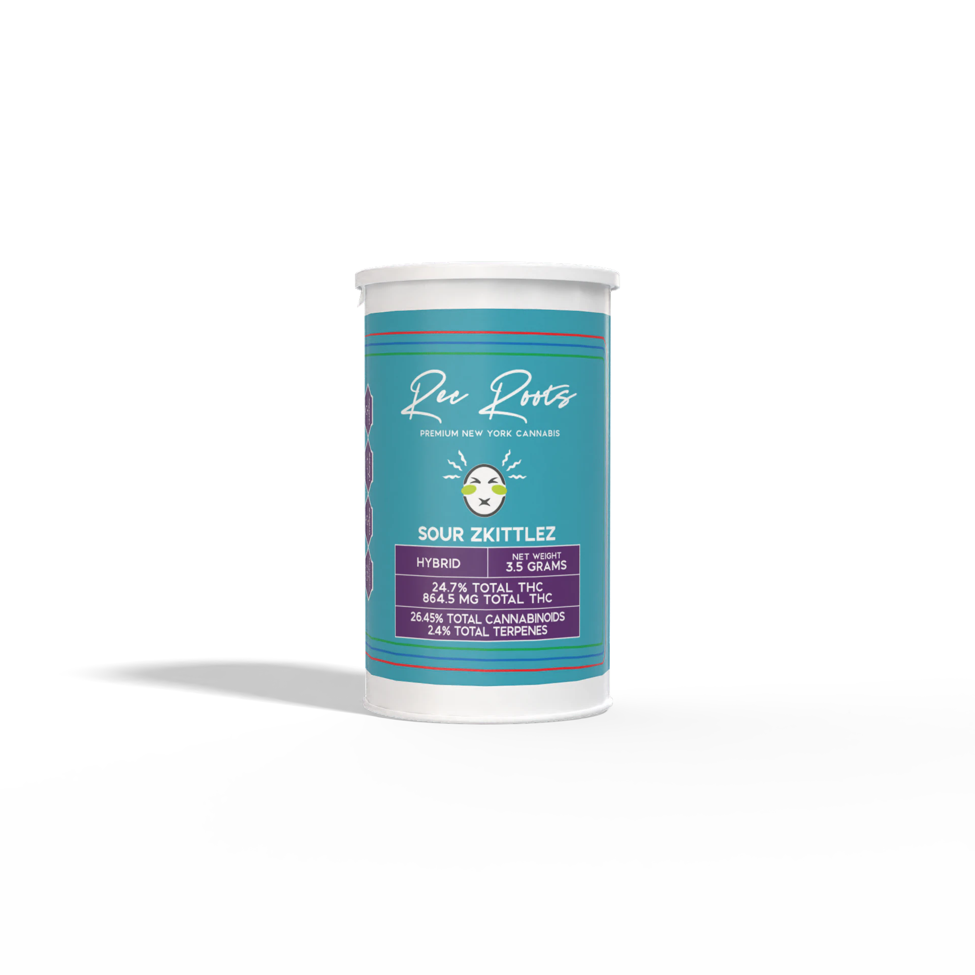 Rec Roots - Rec Roots - Sour Zkittlez (Smalls) - 3.5g - 21% THC - Dry Flower Main Image