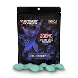 Blueberry 200mg Gummies (10x20mg) - MONSTER XTRACTS