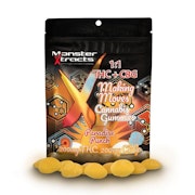 Paradise Punch 200mg Gummies 1:1 THC:CBG - MONSTER XTRACTS