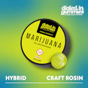 DIALED IN - HIGH DOSE STARFRUIT 300MG ROSIN GUMMY