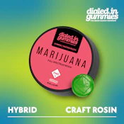DIALED IN - HIGH DOSE WATERMELON 300MG ROSIN GUMMY