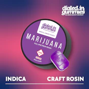 DIALED IN - GRAPE PUNCH 100MG ROSIN GUMMY