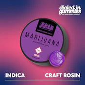 DIALED IN - HIGH DOSE GRAPE PUNCH 300MG ROSIN GUMMY