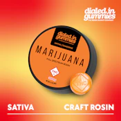 DIALED IN - HIGH DOSE TANGERINE 300MG ROSIN GUMMY