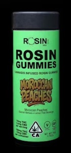 Rosin Tech - Rosin Tech Moroccan Peaches Rosin Gummies 10pk