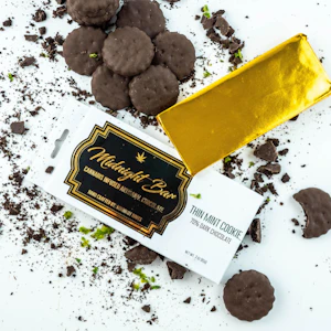 Midnight Roots - Thin Mint | Dark Chocolate Bar | 200mg