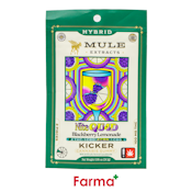 Mule Extracts Blackberry Lemonade 2:1:4:1 THC:CBD:CBN:CBG 2pc Kicker Gummy 100mg