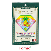 Mule Extracts Tropical Punch 5:5:5:5:1 THC:CBD:CBN:CBG:CBC 2pc Kicker Gummy 100mg