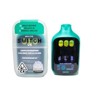 BOUTIQ SWITCH GLOW V5 - MAUI WOWIE (S) + GELATO 41 (H) + MANGO MELON (I) 2g