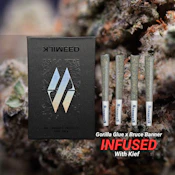 Milkweed | Gorilla Glue X Bruce Banner | 3Grams (4pk pre roll) - KIEF Infused