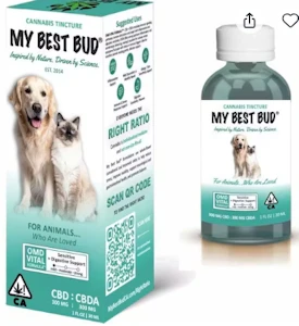 My Best Bud - MY BEST BUD - Tincture - 1:1 - 300CBD: 300CBDA - OMD Vital Formula - 30ML