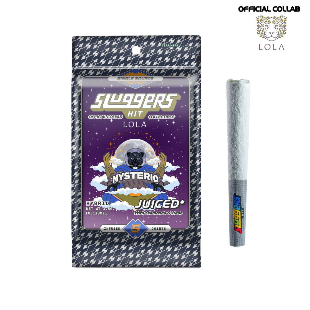 SLUGGERS HIT - Sluggers - Preroll - Diamond Infused - Mysterio 5pk - 3.5g Main Image