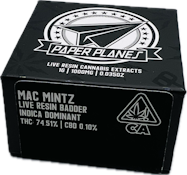 Mac Mintz 1g Live Resin Badder - Paper Planes