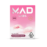 Mad Labs | Strawberry Mochi | All-In-One Vape | 2g