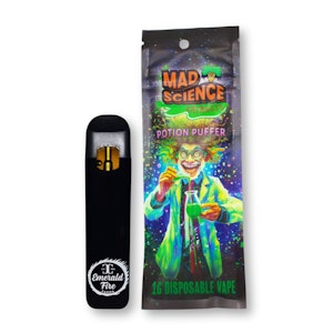 Mad Science Extracts - Emperor's Elixir 1g Disposable - MAD SCIENCE EXTRACTS (EMERALD FIRE)