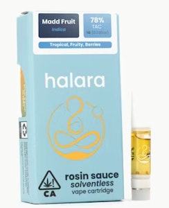 HALARA - Halara 1g Madd Fruit Live Rosin Cartridge