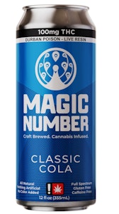 Magic Number - Classic Cola 100mg, Soda, 12oz