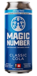 Magic Number - Classic Cola 25mg, Soda, 12oz