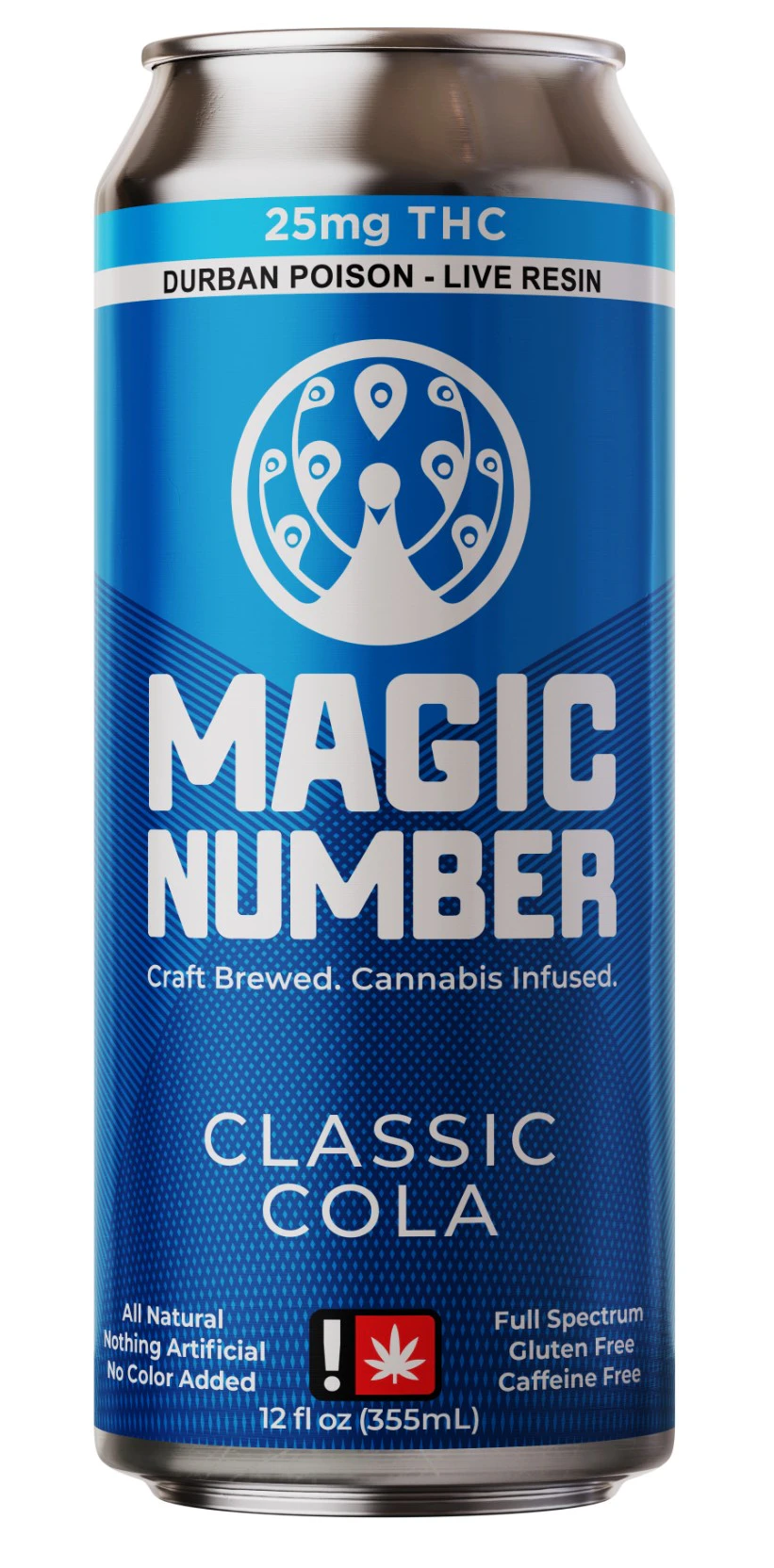 Magic Number - Classic Cola 25mg, Soda, 12oz Main Image
