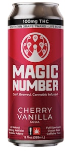 Magic Number - Cherry Vanilla 100mg, Soda, 12oz