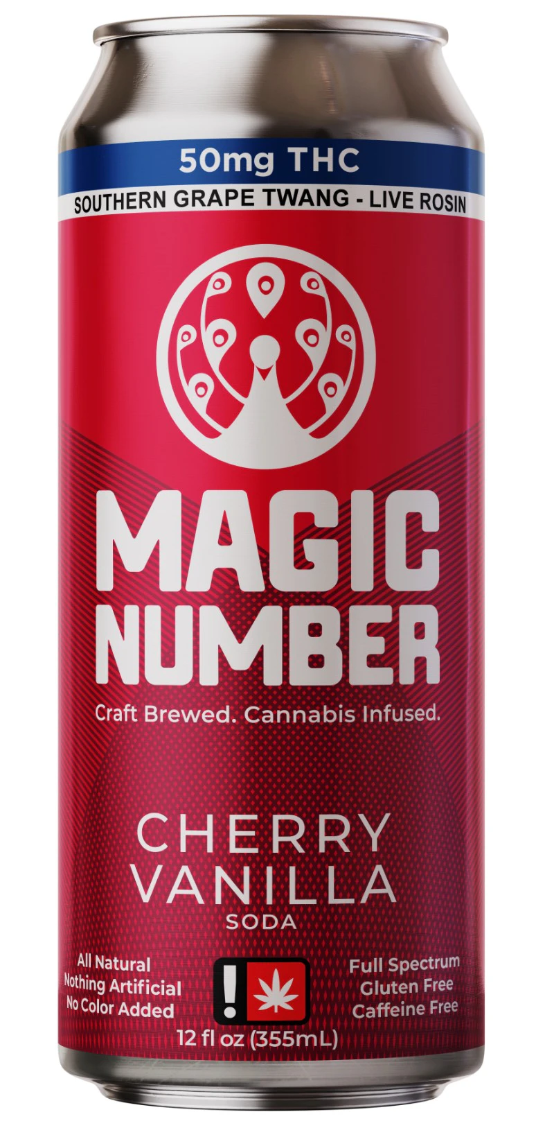 Magic Number - Cherry Vanilla 50mg, Soda, 12oz Main Image