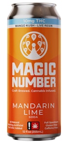 Magic Number - Mandarin Lime 10mg, Soda, 12oz