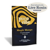 Magic Mango | Live Rosin Gummies | 100mg/10 Pieces | Pure Vibe