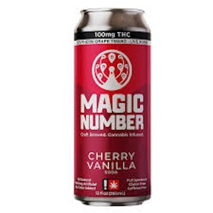 Magic Number - Magic Number 100mg Cherry Vanilla Sativa Soda