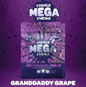 Choice Chews | MEGA Grandaddy Grape | THC Gummy | 200mg