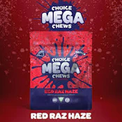 Choice Chews | MEGA Red Razz Haze | THC Gummy | 200mg