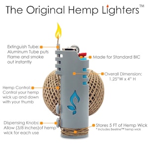 Hemplights - Hemp Wick Lighters