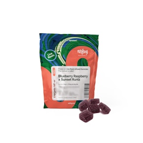 MFNY | Edible | Live Resin Gummy - Blueberry Razz x Sunset Runtz | 100mg,10