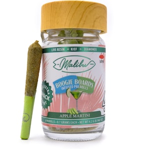 Malibu - Apple Martini Boogie Boards 4.2g 6 Pack Infused Pre-Rolls - Malibu