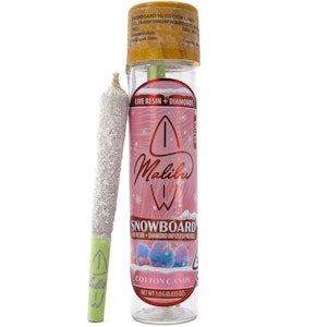 Malibu - Cotton Candy Snowboard 1g Infused Pre-roll - Malibu