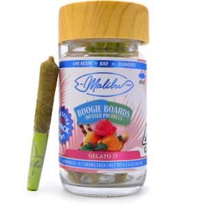 Malibu - Gelato 33 Boogie Boards 4.2g 6 Pack Infused Pre-Rolls - Malibu
