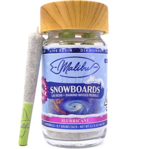 Malibu - Slurricane Snowboards 4.2g 6 Pack Infused Pre-rolls - Malibu