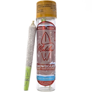 Malibu - Sweet Peppermint Snowboard 1g Infused Pre-Roll - Malibu