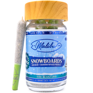 Malibu - The Blizzard Snowboards 4.2g 6 Pack Infused Pre-Rolls - Malibu