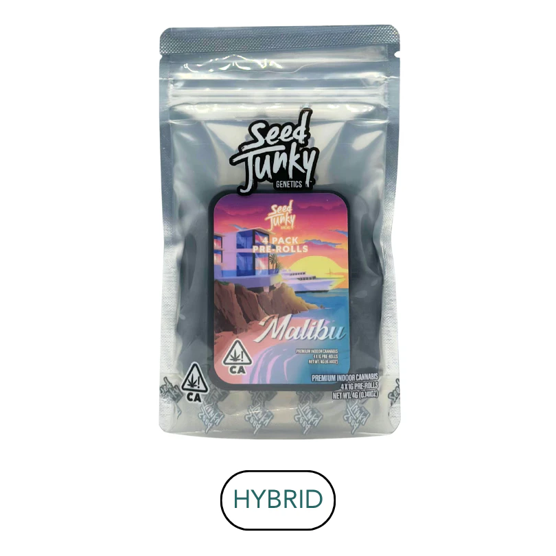 Seed Junky - Seed Junky - Malibu 4pk - Preroll Pack - 4.0g Main Image