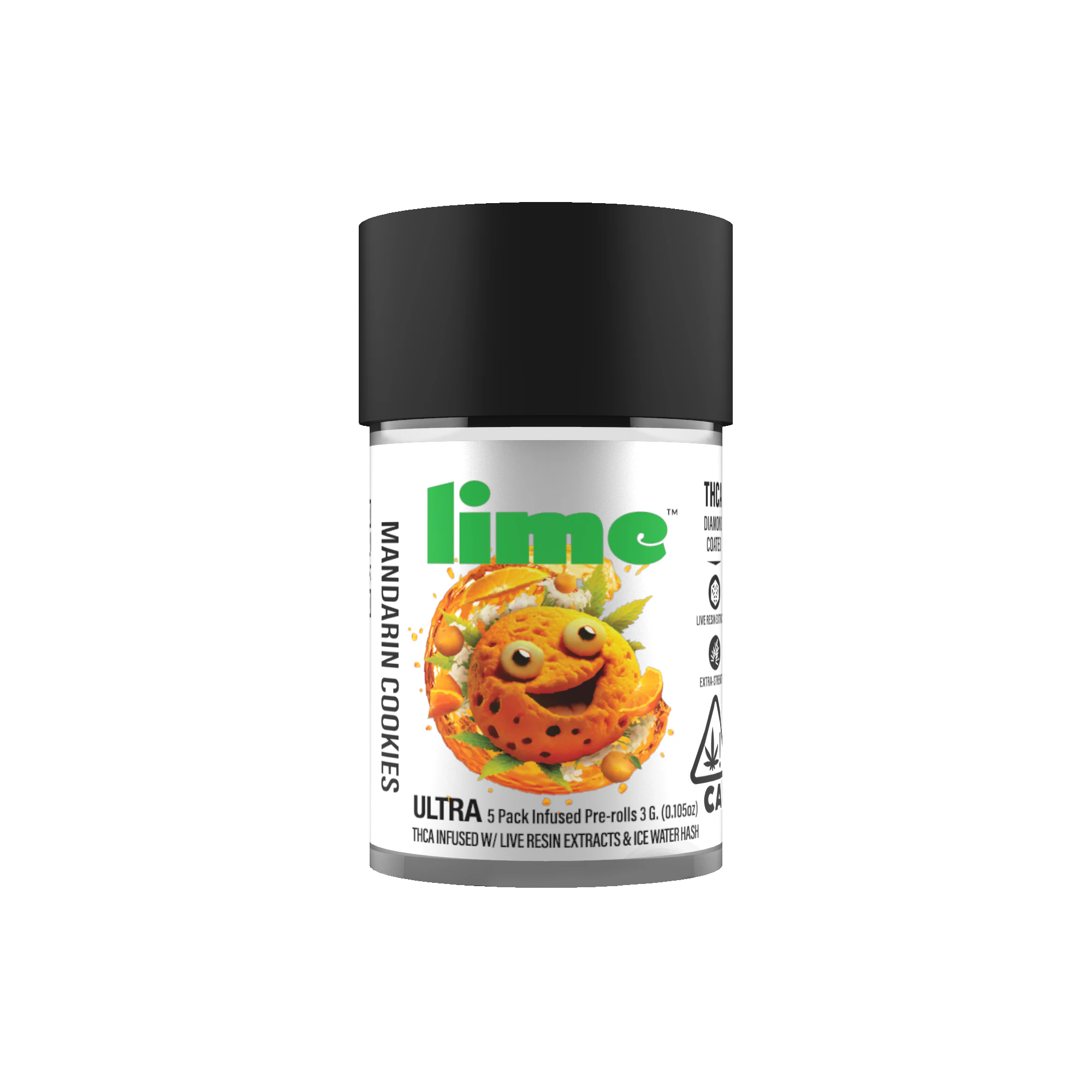 Lime - Lime - Mandarin Cookies (S) - 5pk - Infused Joint - 3g Main Image