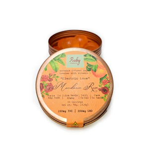 RUBY FARMS - "Electric Love" - Mandarin Rose gummies