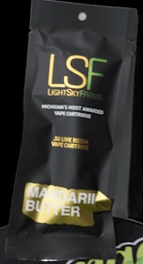 LSF Mandarin Butter Live Resin Ceramic Vape Cart 0.5g