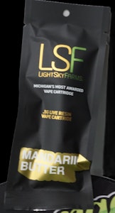 LIGHT SKY FARMS - LSF Mandarin Butter Live Resin Ceramic Vape Cart 0.5g