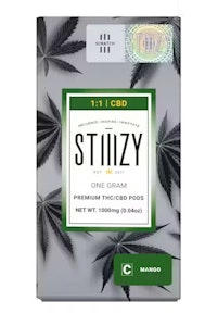 STIIIZY - Stiiizy 1g Mango 1:1 Pod THC:CBD PD