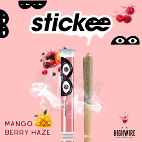 Stickee Mangoberry Haze Live Resin Preroll 1.2g