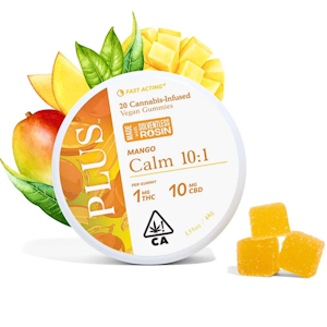 PLUS - Mango Calm Rosin Gummies