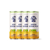PABST Blue Ribbon Mango Coconut Cannabis Infused High Soda Pop 4-Pack 48oz 100mg