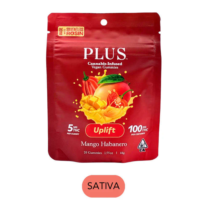 PLUS™️ Products - Plus - Mango Habanero - Gummies - 10pk - 100mg Main Image